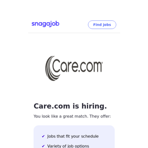 Care.com is Hiring Near You