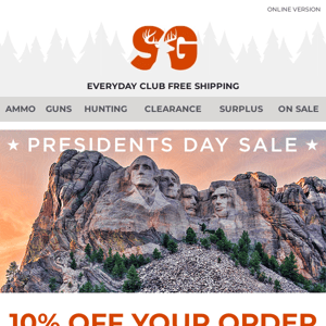 Hours Left of Our Presidents Day Sale