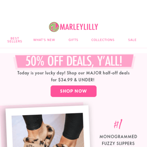 JUST IN ⚡️ 50% Off Monogram Deals