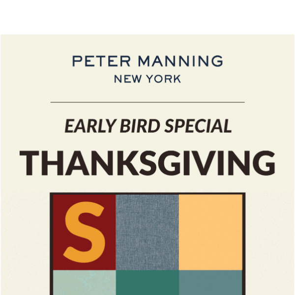 🦃 Thanksgiving Sale: Early Bird Access!