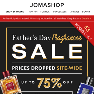 PRICE DROP ↓↓↓ FRAGRANCES FOR FATHER’S DAY