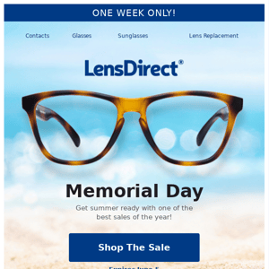🏖️Get summer-ready with our Memorial Day sale!
