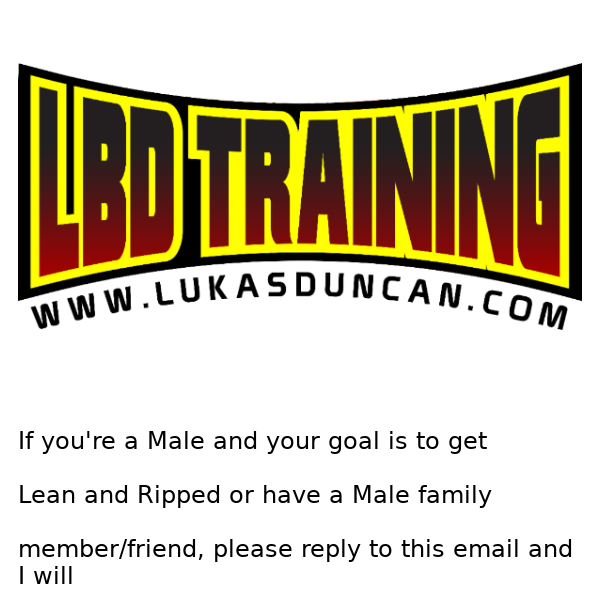 Click Here if You're MALE and Want To Get LEAN!