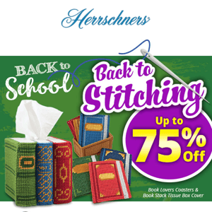 📚 Up to 75% off stitchery for some needed YOU Time...