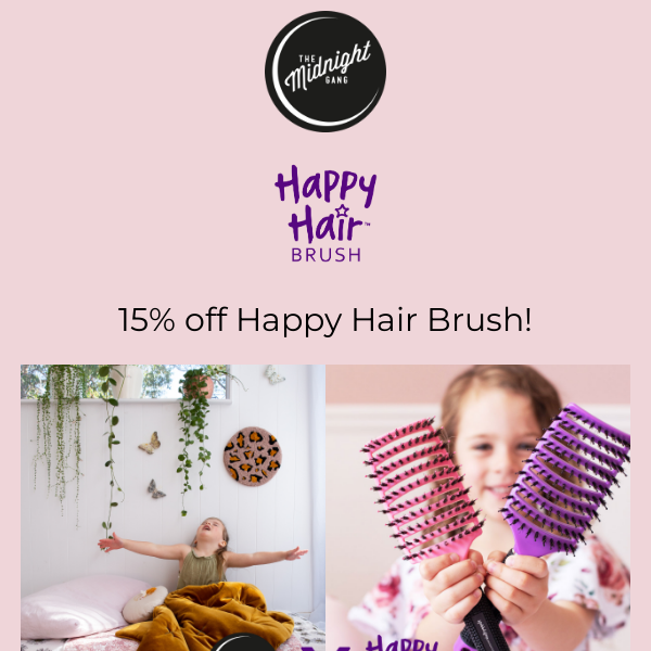 🥰Brands we LOVE! 15% off Happy Hair Brush inside! 🎉