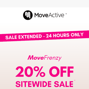 SALE EXTENDED 1 DAY ONLY