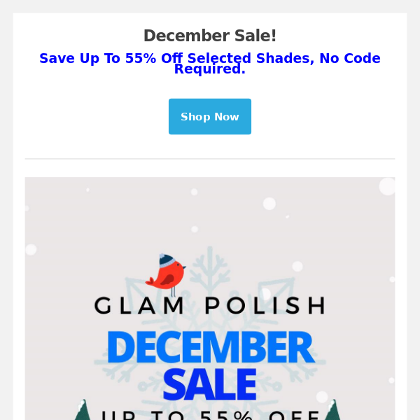 Glam Polish December Sale ❄⛄