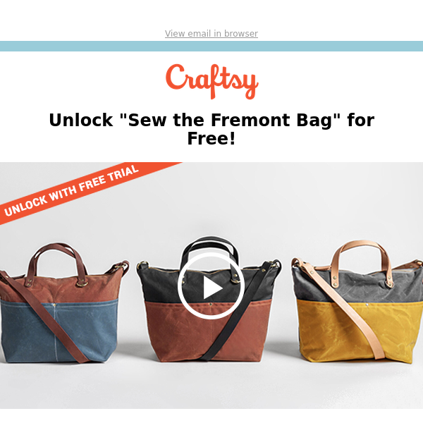 Sew the Fremont Bag