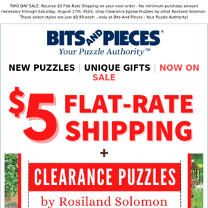 $5 SHIPPING & $8.99 Artist Collection Clearance Puzzles