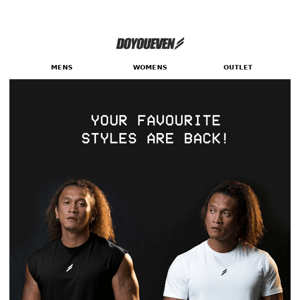 Your favourite styles are BACK! 🚨