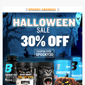 🎃 Spooky Savings - 30% OFF Halloween Sale