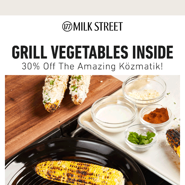 Grill Veggies Inside with the Közmatik - Christopher Kimball's Milk Street