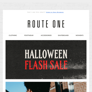 🎃 Up to 65% Off Halloween Sale | New Arrivals From Obey, Nike SB, Vans...
