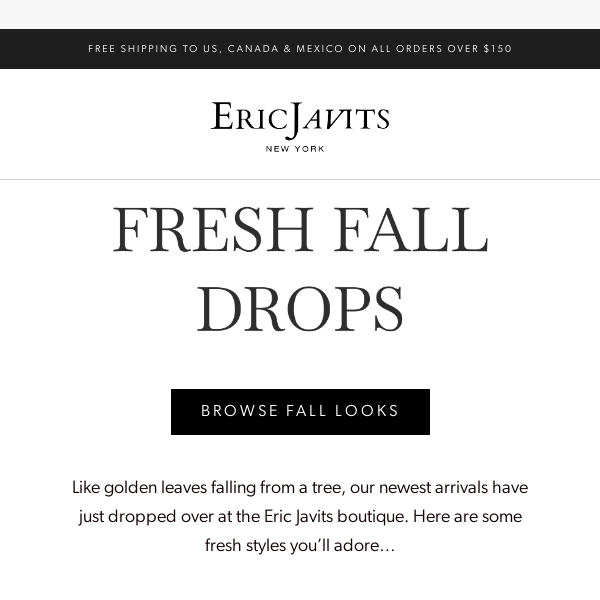 Fresh Drops For Fall 🍂