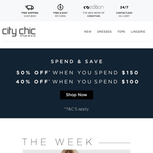 The Week in Chic | Winter Spotlight + 50% Off* When You Spend $150