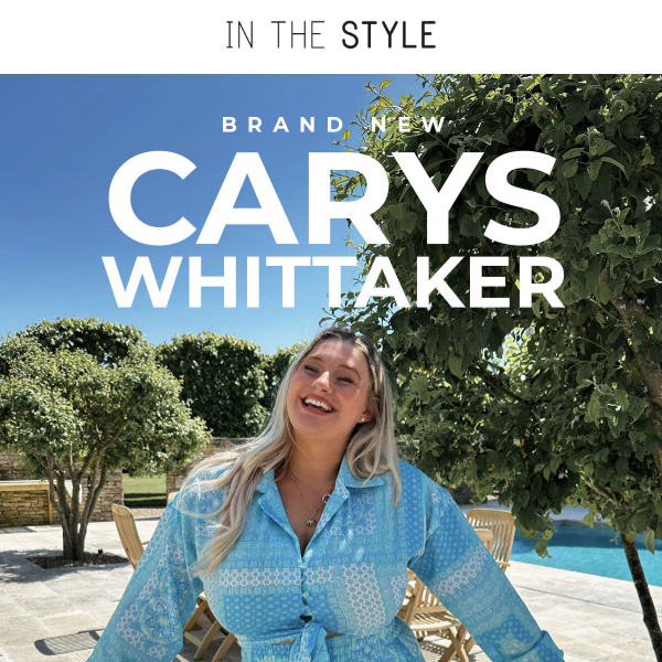 Brand New Carys Whittaker 💙