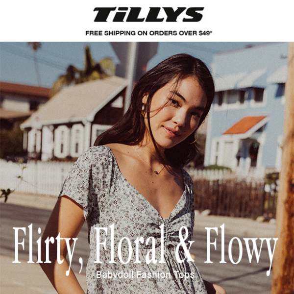 Flirty, Floral & Flowy - New Tops