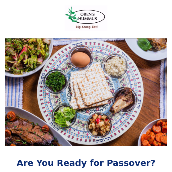 Passover is Coming Soon!