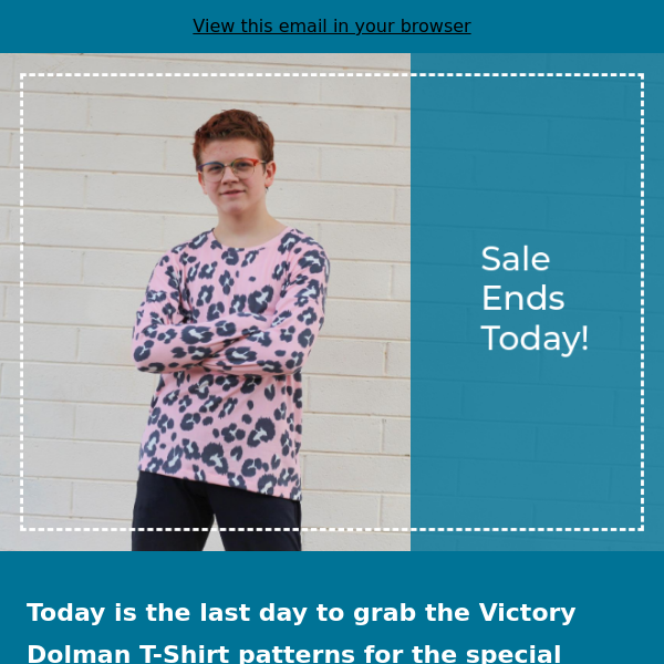 The Sale Ends Today!