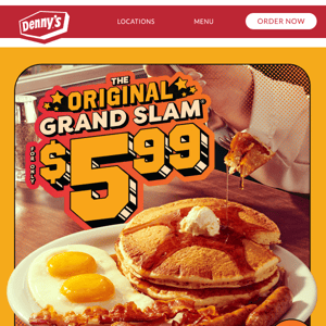 Did you know about the Denny's Everyday Value Slam?! 💰 It's not liste, dennys