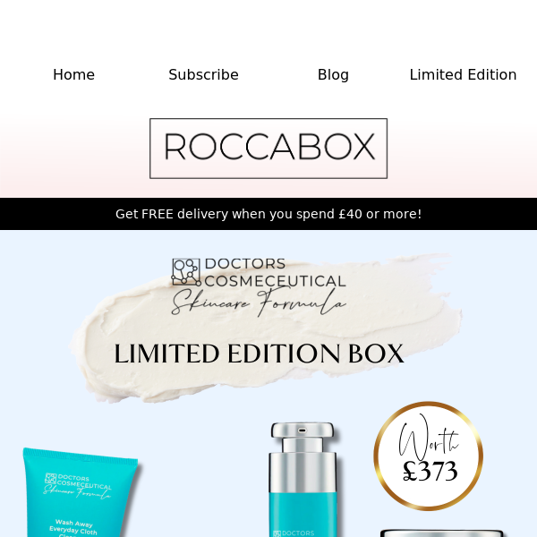 Best-seller! Collagen Skincare Box ✨ worth £373