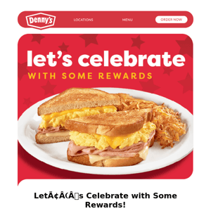 Welcome to Denny’s Rewards – You Made a Delicious Decision