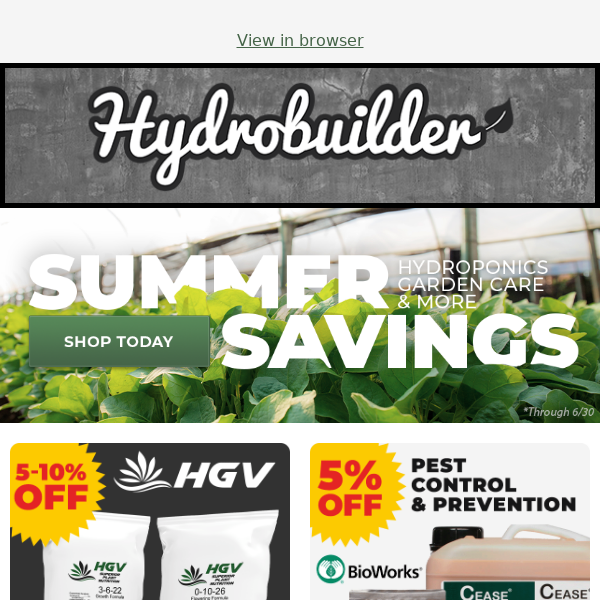 Hydroponic Supplies and More! On Sale Now! 🎉