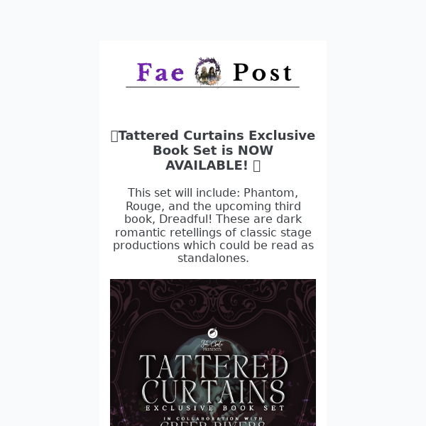 Tattered Curtains Sale is Now Open!