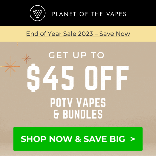 Top-tier vapor, half the price!