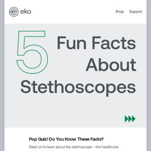 5 Fun Facts About Stethoscopes