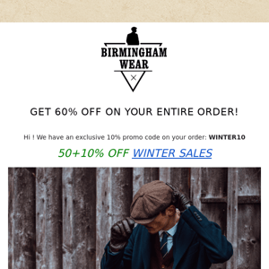 ❄️WINTER SALES 50%0FF ENDS TODAY ON THE PEAKY BLINDERS STYLE