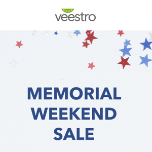 35% OFF | Memorial Weekend Sale starts now 🎇