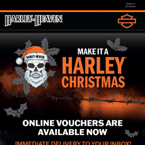 Still time to make it a Harley Xmas!