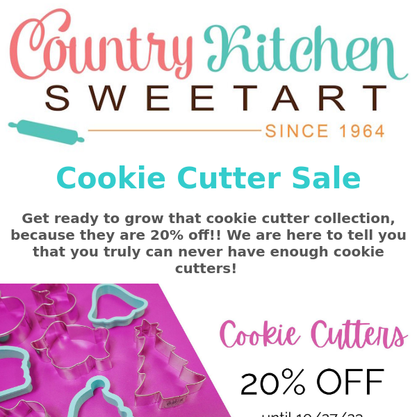 Cookie Cutters for Sale 