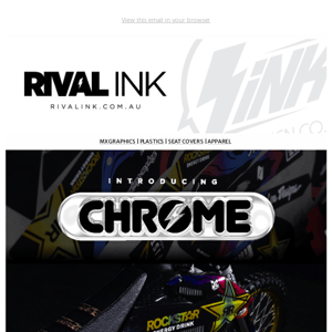 CHROME MOTO GRAPHICS NOW AVAILABLE! 1 WEEK UNTIL XMAS CUTOFF