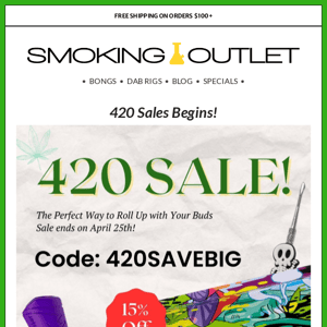 Check it out now - Our Annual 420 Sale! 🔥