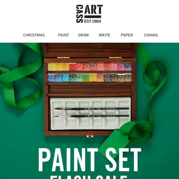 In time for Christmas: Paint Sets Flash Sale