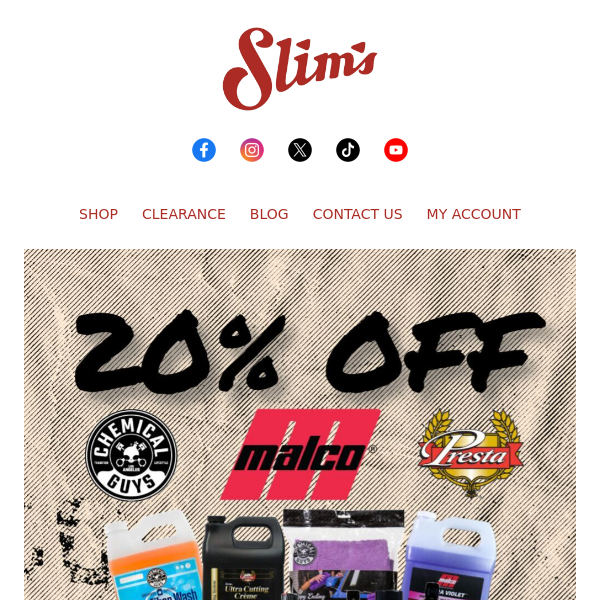 Slim's Detailing, check out our February Offer! 🖤❤️