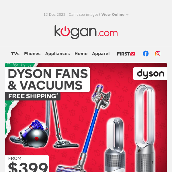 Dyson Christmas Deals: Cordless Stick Vacuums & More from $399