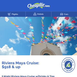 $918+ // 5-Nt. Riviera Maya Cruise aboard Virgin Voyages