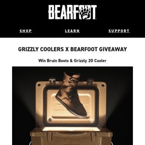 Grizzly Coolers & Bearfoot Giveaway 🐻‍❄️❄️
