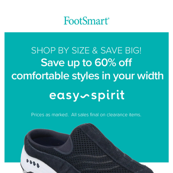 Comfy Savings from Easy Spirit - Hurry for best selection
