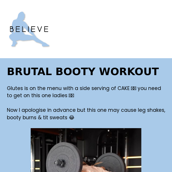 BRUTAL booty workout