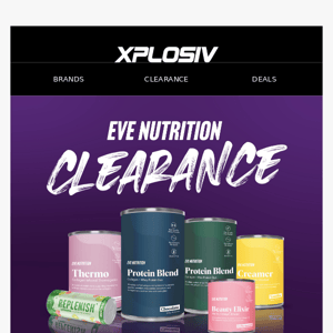 MASSIVE Eve Nutrition Clearance is on! 📣