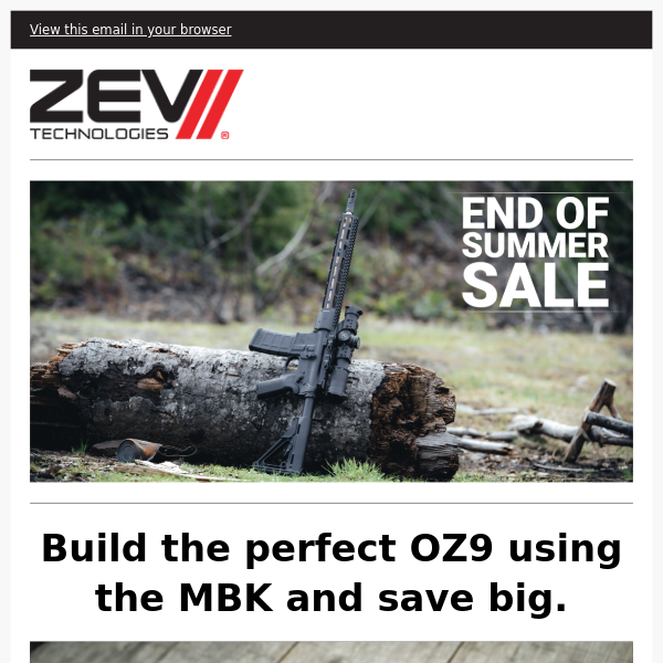 Build the perfect MBK during our End Of Summer Sale.