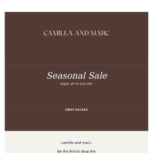 First Access: Seasonal Sale