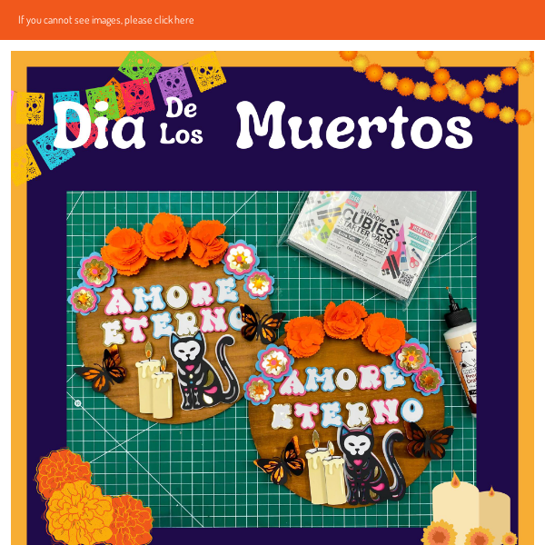 DIY Día De Los Muertos Sign