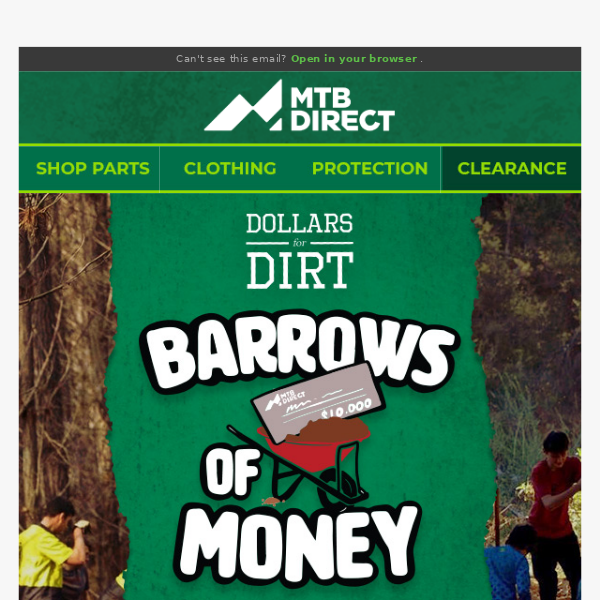 Barrows Of Money 💰 We're Giving Away $100,000 in MTB Club Grants!