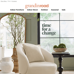 time for a change | Shop all the new, SAVE 20% on furniture