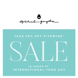 LAST CHANCE! Int’l Yoga Day Sale